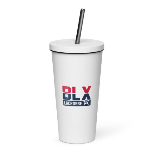BLX Insulated tumbler with a straw