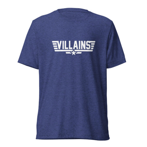 Villains - White Logo - Tri-Blend